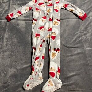 Christmas footie pajamas size 3T